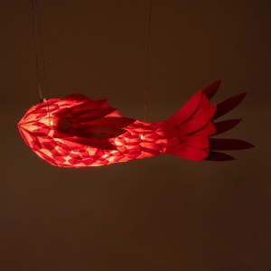 glo-02360-02360_3 GLOBOSTAR® GOURAMI 02360 ΜΟΝΤΕΡΝΟ ΚΡΕΜΑΣΤΟ ΦΩΤΙΣΤΙΚΟ ΟΡΟΦΗΣ ΜΕ ΝΤΟΥΙ 1 X E27 AC 220-240V I