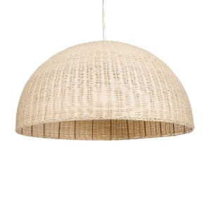 glo-02380-02380_2 GLOBOSTAR® MONTANA 02380 BOHO ΚΡΕΜΑΣΤΟ ΦΩΤΙΣΤΙΚΟ ΚΑΜΠΑΝΑ ΜΟΝΟΦΩΤΟ 1 X E27 IP20 ΜΠΕΖ ΞΥΛΟ -