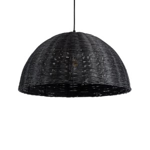 glo-02383-02383_2 GLOBOSTAR® MONTANA 02383 BOHO ΚΡΕΜΑΣΤΟ ΦΩΤΙΣΤΙΚΟ ΚΑΜΠΑΝΑ ΜΟΝΟΦΩΤΟ 1 X E27 IP20 ΜΑΥΡΟ ΞΥΛΟ 