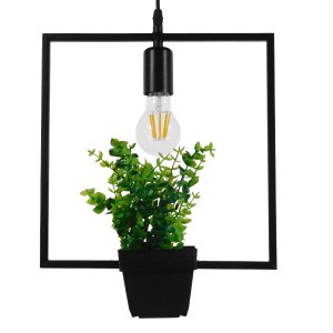 glo-10001211-01211_1_0 GLOBOSTAR® FLOWERPOT 10001211 ΜΟΝΤΕΡΝΟ ΚΡΕΜΑΣΤΟ ΦΩΤΙΣΤΙΚΟ ΑΝΑΡΤΗΣΗ ΜΟΝΟΦΩΤΟ 1 X E27 IP20 Μ
