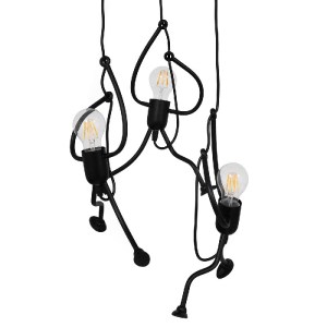 glo-10001655-01655_02 GLOBOSTAR® FIGURE 10001655 ΠΑΙΔΙΚΟ ΚΡΕΜΑΣΤΟ ΦΩΤΙΣΤΙΚΟ ΟΡΟΦΗΣ ΜΕ ΝΤΟΥΙ 3 X E27 AC 220-240V 
