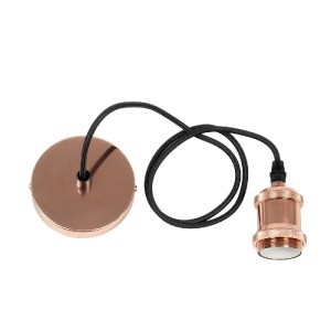 glo-115101-ae07ca_90012_05 GLOBOSTAR® SUSPENS 115101 VINTAGE ΚΡΕΜΑΣΤΟ ΦΩΤΙΣΤΙΚΟ ΟΡΟΦΗΣ ΜΕ ΝΤΟΥΙ 1 X E27 AC 220-240V IP20 - ΑΣΗΜΙ & ΠΟΡΤΟΚΑΛΙ - Μ10 X Π10 X Y94.3CM