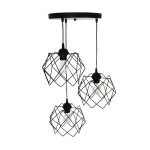 glo-201-0024-201_0024_5.webp GLOBOSTAR® DAZLA 201-0024 VINTAGE ΚΡΕΜΑΣΤΟ ΦΩΤΙΣΤΙΚΟ ΟΡΟΦΗΣ ΜΕ ΝΤΟΥΙ 3 X E27 AC 220-240V I