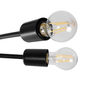 glo-201-0029-201_0029_7 GLOBOSTAR® LAMIRA 201-0029 ΜΟΝΤΕΡΝΟ ΦΩΤΙΣΤΙΚΟ ΟΡΟΦΗΣ ΠΛΕΓΜΑ ΠΟΛΥΦΩΤΟ 6 X E27 IP20 ΜΑΥΡΟ ΜΕΤΑΛΛΟ - Μ51 X Π51 X Υ7CM