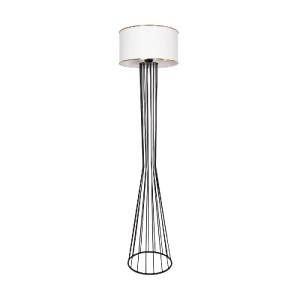 glo-201-0036-201_0036_4 GLOBOSTAR® NOVA 201-0036 ΜΟΝΤΕΡΝΟ ΕΠΙΔΑΠΕΔΙΟ ΦΩΤΙΣΤΙΚΟ 1 X E27 IP20 ΜΑΥΡΟ ΜΕΤΑΛΛΟ ΜΕ ΛΕΥΚΟ ΥΦΑΣΜΑ - Μ36 X Π36 X Υ148CM