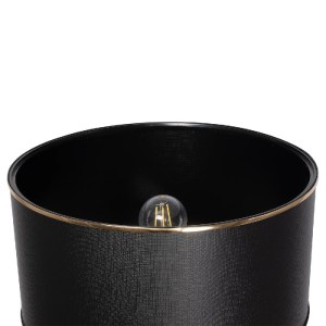 glo-201-0041-201_0041_6 GLOBOSTAR® NOVA 201-0041 ΜΟΝΤΕΡΝΟ ΕΠΙΔΑΠΕΔΙΟ ΦΩΤΙΣΤΙΚΟ 1 X E27 IP20 ΧΡΥΣΟ ΜΕΤΑΛΛΟ ΜΕ ΜΑΥΡΟ ΥΦΑΣΜΑ - Μ38 X Π38 X Υ155CM