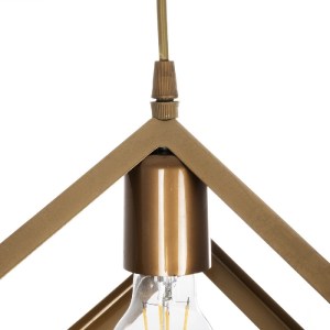 glo-201-0055-201_0055_8 GLOBOSTAR® DISE 201-0055 ΜΟΝΤΕΡΝΟ ΚΡΕΜΑΣΤΟ ΦΩΤΙΣΤΙΚΟ ΚΥΒΟΣ ΜΟΝΟΦΩΤΟ 1 X E27 IP20 ΧΡΥΣΟ ΜΕΤΑΛΛΟ - Μ18 X Π18 X Υ68CM