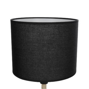 glo-201-0062-201_0062_6 GLOBOSTAR® BRONX 201-0062 ΜΟΝΤΕΡΝΟ ΕΠΙΤΡΑΠΕΖΙΟ ΦΩΤΙΣΤΙΚΟ ΠΟΡΤΑΤΙΦ ΜΕ ΝΤΟΥΙ 1 X E27 AC 220-240V IP20 - ΜΑΥΡΟ & ΜΠΕΖ - Μ24 X Π24 X Υ37CM