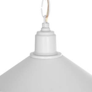 glo-201-0089-201_0089_8 GLOBOSTAR® GLORA 201-0089 VINTAGE ΚΡΕΜΑΣΤΟ ΦΩΤΙΣΤΙΚΟ ΚΑΜΠΑΝΑ ΜΟΝΟΦΩΤΟ 1 X E27 IP20 ΛΕΥΚΟ ΜΕΤΑΛΛΟ ΜΕ ΜΠΕΖ ΣΧΟΙΝΙ - Μ30 X Π30 X Υ54CM