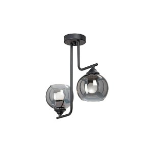 glo-201-0091-201_0091_0.webp GLOBOSTAR® GLOSSA 201-0091 VINTAGE ΚΡΕΜΑΣΤΟ ΦΩΤΙΣΤΙΚΟ ΜΠΑΛΑ ΔΙΦΩΤΟ 2 X E27 IP20 ΜΑΥΡΟ ΜΕΤΑ