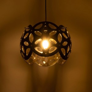 glo-202-0031-202_0031_2 GLOBOSTAR® DOMINIC 202-0031 ΜΟΝΤΕΡΝΟ ΚΡΕΜΑΣΤΟ ΦΩΤΙΣΤΙΚΟ ΚΑΠΕΛΟ ΜΟΝΟΦΩΤΟ 1 X E27 IP20 ΜΑΥΡΟ ΠΛΑΣΤΙΚΟ - Μ30 X Π30 X Υ70CM