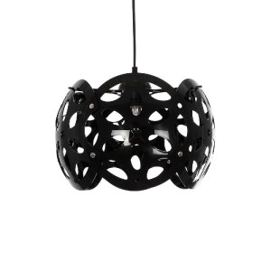 glo-202-0031-202_0031_4 GLOBOSTAR® DOMINIC 202-0031 ΜΟΝΤΕΡΝΟ ΚΡΕΜΑΣΤΟ ΦΩΤΙΣΤΙΚΟ ΚΑΠΕΛΟ ΜΟΝΟΦΩΤΟ 1 X E27 IP20 ΜΑΥΡΟ ΠΛΑΣΤΙΚΟ - Μ30 X Π30 X Υ70CM