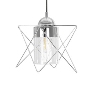 glo-202-0038-202_0038_4 GLOBOSTAR® PLEX 202-0038 ΜΟΝΤΕΡΝΟ ΚΡΕΜΑΣΤΟ ΦΩΤΙΣΤΙΚΟ ΠΛΕΓΜΑ ΜΟΝΟΦΩΤΟ 1 X E27 IP20 ΑΣΗΜΙ ΜΕΤΑΛΛΟ ΜΕ ΔΙΑΦΑΝΟ ΓΥΑΛΙ - Μ20 X Π20 X Υ70CM