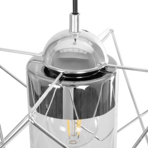 glo-202-0038-202_0038_7 GLOBOSTAR® PLEX 202-0038 ΜΟΝΤΕΡΝΟ ΚΡΕΜΑΣΤΟ ΦΩΤΙΣΤΙΚΟ ΠΛΕΓΜΑ ΜΟΝΟΦΩΤΟ 1 X E27 IP20 ΑΣΗΜΙ ΜΕΤΑΛΛΟ ΜΕ ΔΙΑΦΑΝΟ ΓΥΑΛΙ - Μ20 X Π20 X Υ70CM