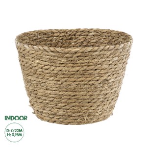 glo-20267-20267_00 GLOBOSTAR® ARTIFICIAL GARDEN SIFNOS 20267 ΔΙΑΚΟΣΜΗΤΙΚΟ ΠΛΕΚΤΟ ΚΑΛΑΘΙ - ΚΑΣΠΩ ΓΛΑΣΤΡΑ - FLO