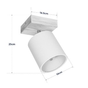glo-203-0060-203_0060_9.webp GLOBOSTAR® CUP 203-0060 VINTAGE ΦΩΤΙΣΤΙΚΟ ΟΡΟΦΗΣ ΡΑΓΑ ΜΟΝΟΦΩΤΟ 1 X E27 IP20 ΜΠΕΖ ΞΥΛΟ ΜΕ Λ