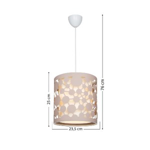 glo-203-0066-203_0066_3 GLOBOSTAR® PETAL 203-0066 ΜΟΝΤΕΡΝΟ ΚΡΕΜΑΣΤΟ ΦΩΤΙΣΤΙΚΟ ΚΑΠΕΛΟ ΜΟΝΟΦΩΤΟ 1 X E27 IP20 ΡΟΖ ΠΛΑΣΤΙΚΟ - Μ23.5 X Π23.5 X Υ76CM