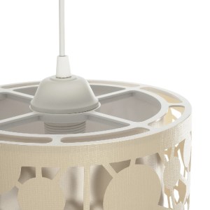 glo-203-0067-203_0067_7 GLOBOSTAR® PETAL 203-0067 ΜΟΝΤΕΡΝΟ ΚΡΕΜΑΣΤΟ ΦΩΤΙΣΤΙΚΟ ΚΑΠΕΛΟ ΜΟΝΟΦΩΤΟ 1 X E27 IP20 ΜΠΕΖ ΠΛΑΣΤΙΚΟ - Μ23.5 X Π23.5 X Υ76CM