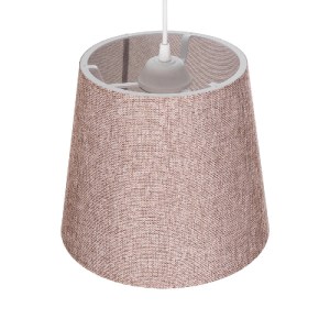 glo-203-0072-203_0072_6 GLOBOSTAR® CONEY 203-0072 ΜΟΝΤΕΡΝΟ ΚΡΕΜΑΣΤΟ ΦΩΤΙΣΤΙΚΟ ΚΑΠΕΛΟ ΜΟΝΟΦΩΤΟ 1 X E27 IP20 ΡΟΖ ΥΦΑΣΜΑ - Μ26 X Π26 X Υ93CM