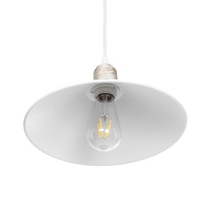 glo-203-0083-203_0083_5 GLOBOSTAR® FERRO 203-0083 ΜΟΝΤΕΡΝΟ ΚΡΕΜΑΣΤΟ ΦΩΤΙΣΤΙΚΟ ΚΑΜΠΑΝΑ ΜΟΝΟΦΩΤΟ 1 X E27 IP20 ΛΕΥΚΟ ΜΕ ΧΡΥΣΟ ΠΛΑΣΤΙΚΟ - Μ30 X Π30 X Υ90CM