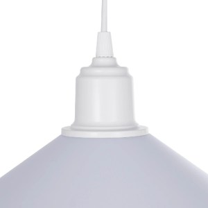 glo-203-0087-203_0087_8 GLOBOSTAR® FERRO 203-0087 ΜΟΝΤΕΡΝΟ ΚΡΕΜΑΣΤΟ ΦΩΤΙΣΤΙΚΟ ΚΑΜΠΑΝΑ ΜΟΝΟΦΩΤΟ 1 X E27 IP20 ΛΕΥΚΟ ΠΛΑΣΤΙΚΟ - Μ30 X Π30 X Υ90CM