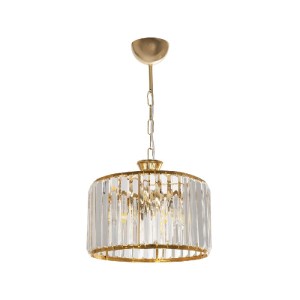 glo-203-0094-203_0094_3 GLOBOSTAR® GLAMOROUS 203-0094 ΚΛΑΣΙΚΟ ΚΡΕΜΑΣΤΟ ΦΩΤΙΣΤΙΚΟ ΚΡΥΣΤΑΛΛΑ ΤΡΙΦΩΤΟ 3 X E27 IP20 ΧΡΥΣΟ ΜΕΤΑΛΛΟ ΜΕ ΔΙΑΦΑΝΟ ΚΡΥΣΤΑΛΛΟ - Μ28 X Π28 X Υ21.5CM