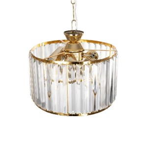 glo-203-0094-203_0094_6 GLOBOSTAR® GLAMOROUS 203-0094 ΚΛΑΣΙΚΟ ΚΡΕΜΑΣΤΟ ΦΩΤΙΣΤΙΚΟ ΚΡΥΣΤΑΛΛΑ ΤΡΙΦΩΤΟ 3 X E27 IP20 ΧΡΥΣΟ ΜΕΤΑΛΛΟ ΜΕ ΔΙΑΦΑΝΟ ΚΡΥΣΤΑΛΛΟ - Μ28 X Π28 X Υ21.5CM