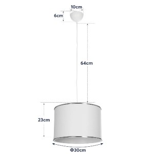 glo-203-0110-203_0110_11 GLOBOSTAR® ELECTRA 203-0110 ΜΟΝΤΕΡΝΟ ΚΡΕΜΑΣΤΟ ΦΩΤΙΣΤΙΚΟ ΚΑΠΕΛΟ ΜΟΝΟΦΩΤΟ 1 X E27 IP20 MΠΕΖ ΥΦΑΣΜΑ ΜΕ ΧΡΥΣΟ ΜΕΤΑΛΛΟ - Μ30 X Π30 X Υ23CM