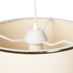 glo-203-0110-203_0110_8 GLOBOSTAR® ELECTRA 203-0110 ΜΟΝΤΕΡΝΟ ΚΡΕΜΑΣΤΟ ΦΩΤΙΣΤΙΚΟ ΚΑΠΕΛΟ ΜΟΝΟΦΩΤΟ 1 X E27 IP20 MΠΕΖ ΥΦΑΣΜΑ ΜΕ ΧΡΥΣΟ ΜΕΤΑΛΛΟ - Μ30 X Π30 X Υ23CM