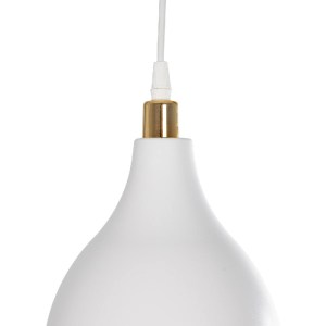 glo-203-0125-203_0125_8 GLOBOSTAR® RADE 203-0125 ΜΟΝΤΕΡΝΟ ΚΡΕΜΑΣΤΟ ΦΩΤΙΣΤΙΚΟ ΚΑΜΠΑΝΑ ΜΟΝΟΦΩΤΟ 1 X E27 IP20 ΛΕΥΚΟ ΜΕ ΧΡΥΣΟ ΠΛΑΣΤΙΚΟ - Μ17.5 X Π17.5 X Υ56CM