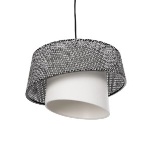 glo-203-0130-203_0130_5 GLOBOSTAR® ALINA 203-0130 ΜΟΝΤΕΡΝΟ ΚΡΕΜΑΣΤΟ ΦΩΤΙΣΤΙΚΟ ΚΑΠΕΛΟ ΜΟΝΟΦΩΤΟ 1 X E27 IP20 ΓΚΡΙ & ΛΕΥΚΟ ΥΦΑΣΜΑ - Μ30 X Π30 X Υ93CM