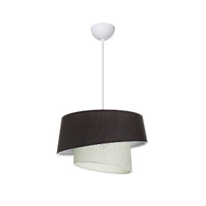 glo-203-0131-203_0131_0 GLOBOSTAR® ALINA 203-0131 ΜΟΝΤΕΡΝΟ ΚΡΕΜΑΣΤΟ ΦΩΤΙΣΤΙΚΟ ΚΑΠΕΛΟ ΜΟΝΟΦΩΤΟ 1 X E27 IP20 ΜΑΥΡΟ &