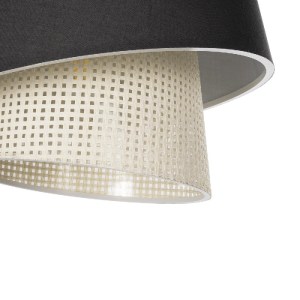 glo-203-0131-203_0131_7 GLOBOSTAR® ALINA 203-0131 ΜΟΝΤΕΡΝΟ ΚΡΕΜΑΣΤΟ ΦΩΤΙΣΤΙΚΟ ΚΑΠΕΛΟ ΜΟΝΟΦΩΤΟ 1 X E27 IP20 ΜΑΥΡΟ & ΛΕΥΚΟ ΥΦΑΣΜΑ - Μ30 X Π30 X Υ93CM