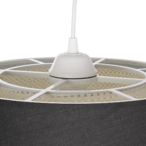 glo-203-0131-203_0131_8 GLOBOSTAR® ALINA 203-0131 ΜΟΝΤΕΡΝΟ ΚΡΕΜΑΣΤΟ ΦΩΤΙΣΤΙΚΟ ΚΑΠΕΛΟ ΜΟΝΟΦΩΤΟ 1 X E27 IP20 ΜΑΥΡΟ & ΛΕΥΚΟ ΥΦΑΣΜΑ - Μ30 X Π30 X Υ93CM