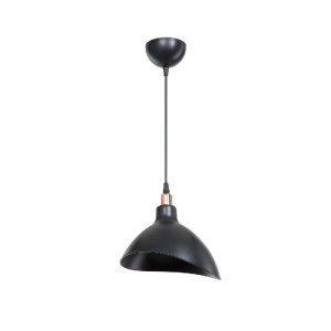 glo-203-0143-203_0143_0 GLOBOSTAR® RIVE 203-0143 ΜΟΝΤΕΡΝΟ ΚΡΕΜΑΣΤΟ ΦΩΤΙΣΤΙΚΟ ΚΑΜΠΑΝΑ ΜΟΝΟΦΩΤΟ 1 X E27 IP20 ΜΑΥΡΟ Μ