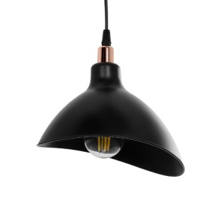 glo-203-0144-203_0144_7 GLOBOSTAR® RIVE 203-0144 ΜΟΝΤΕΡΝΟ ΚΡΕΜΑΣΤΟ ΦΩΤΙΣΤΙΚΟ ΚΑΜΠΑΝΑ ΤΡΙΦΩΤΟ 3 X E27 IP20 ΜΑΥΡΟ ΜΕ ΧΡΥΣΟ ΠΛΑΣΤΙΚΟ - Μ45 X Π45 X Υ80CM