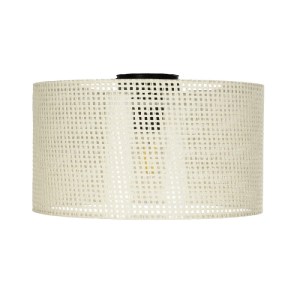glo-203-0155-203_0155_3 GLOBOSTAR® CILIO 203-0155 ΜΟΝΤΕΡΝΟ ΦΩΤΙΣΤΙΚΟ ΟΡΟΦΗΣ ΚΑΠΕΛΟ ΜΟΝΟΦΩΤΟ 1 X E27 IP20 ΛΕΥΚΟ ΔΙΑΤΡΗΤΟ ΥΦΑΣΜΑ - Μ38 X Π38 X Υ21CM
