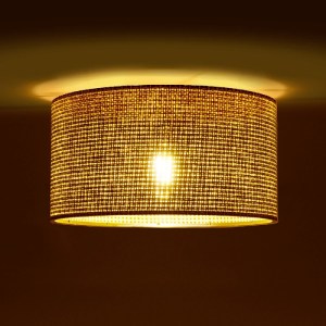 glo-203-0156-203_0156_2 GLOBOSTAR® CILIO 203-0156 ΜΟΝΤΕΡΝΟ ΦΩΤΙΣΤΙΚΟ ΟΡΟΦΗΣ ΚΑΠΕΛΟ ΜΟΝΟΦΩΤΟ 1 X E27 IP20 ΚΑΦΕ ΔΙΑΤΡΗΤΟ ΥΦΑΣΜΑ - Μ38 X Π38 X Υ21CM