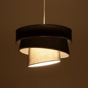 glo-203-0167-203_0167_2 GLOBOSTAR® SIERA 203-0167 ΜΟΝΤΕΡΝΟ ΚΡΕΜΑΣΤΟ ΦΩΤΙΣΤΙΚΟ ΚΑΠΕΛΟ ΜΟΝΟΦΩΤΟ 1 X E27 IP20 ΓΚΡΙ ΥΦΑΣΜΑ ΜΕ ΑΣΗΜΙ ΛΕΠΤΟΜΕΡΕΙΑ - Μ38 X Π38 X Υ95CM