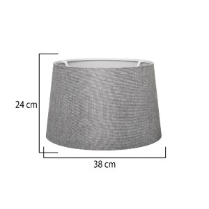 glo-203-0264-203_0264_2.webp GLOBOSTAR® COVER 203-0264 ΜΟΝΤΕΡΝΟ ΦΩΤΙΣΤΙΚΟ ΚΑΠΕΛΟ ΓΚΡΙ ΥΦΑΣΜΑ - Μ38 X Π38 X Υ30CM