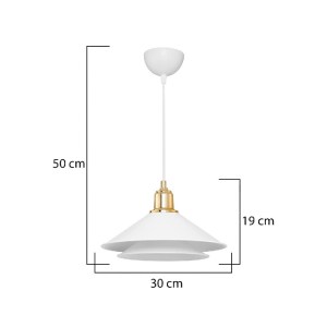 glo-203-0268-203_0268_3.webp GLOBOSTAR® FERRO 203-0268 ΜΟΝΤΕΡΝΟ ΚΡΕΜΑΣΤΟ ΦΩΤΙΣΤΙΚΟ ΚΑΜΠΑΝΑ ΜΟΝΟΦΩΤΟ 1 X E27 IP20 ΛΕΥΚΟ 