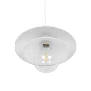 glo-203-0268-203_0268_5 GLOBOSTAR® FERRO 203-0268 ΜΟΝΤΕΡΝΟ ΚΡΕΜΑΣΤΟ ΦΩΤΙΣΤΙΚΟ ΟΡΟΦΗΣ ΜΕ ΝΤΟΥΙ 1 X E27 AC 220-240V IP20 - ΛΕΥΚΟ & ΧΡΥΣΟ - Μ30 X Π30 X Υ19CM