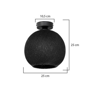 glo-203-0271-203_0271_3.webp GLOBOSTAR® CORDER 203-0271 ΜΟΝΤΕΡΝΟ ΦΩΤΙΣΤΙΚΟ ΟΡΟΦΗΣ ΜΠΑΛΑ ΜΟΝΟΦΩΤΟ 1 X E27 IP20 ΜΑΥΡΟ ΣΧΟ