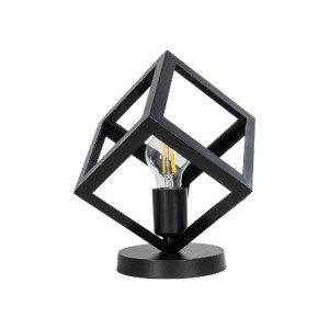 glo-203-0272-203_0272_4 GLOBOSTAR® DISE 203-0272 ΜΟΝΤΕΡΝΟ ΕΠΙΤΡΑΠΕΖΙΟ ΦΩΤΙΣΤΙΚΟ ΠΟΡΤΑΤΙΦ ΜΕ ΝΤΟΥΙ 1 X E27 AC 220-240V IP20 - ΜΑΥΡΟ - Μ28 X Π28 X Υ29CM
