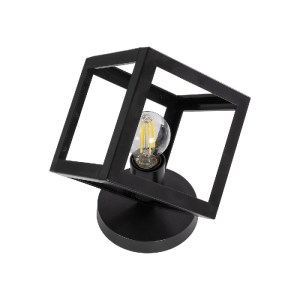glo-203-0272-203_0272_5 GLOBOSTAR® DISE 203-0272 ΜΟΝΤΕΡΝΟ ΕΠΙΤΡΑΠΕΖΙΟ ΦΩΤΙΣΤΙΚΟ ΠΟΡΤΑΤΙΦ ΜΕ ΝΤΟΥΙ 1 X E27 AC 220-240V IP20 - ΜΑΥΡΟ - Μ28 X Π28 X Υ29CM