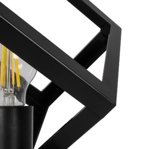 glo-203-0272-203_0272_6 GLOBOSTAR® DISE 203-0272 ΜΟΝΤΕΡΝΟ ΕΠΙΤΡΑΠΕΖΙΟ ΦΩΤΙΣΤΙΚΟ ΠΟΡΤΑΤΙΦ ΜΕ ΝΤΟΥΙ 1 X E27 AC 220-240V IP20 - ΜΑΥΡΟ - Μ28 X Π28 X Υ29CM