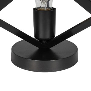 glo-203-0272-203_0272_7 GLOBOSTAR® DISE 203-0272 ΜΟΝΤΕΡΝΟ ΕΠΙΤΡΑΠΕΖΙΟ ΦΩΤΙΣΤΙΚΟ ΠΟΡΤΑΤΙΦ ΜΕ ΝΤΟΥΙ 1 X E27 AC 220-240V IP20 - ΜΑΥΡΟ - Μ28 X Π28 X Υ29CM