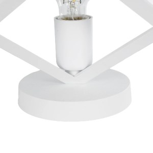 glo-203-0273-203_0273_7 GLOBOSTAR® DISE 203-0273 ΜΟΝΤΕΡΝΟ ΕΠΙΤΡΑΠΕΖΙΟ ΦΩΤΙΣΤΙΚΟ ΠΟΡΤΑΤΙΦ ΜΕ ΝΤΟΥΙ 1 X E27 AC 220-240V IP20 - ΛΕΥΚΟ - Μ28 X Π28 X Υ29CM