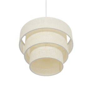 glo-203-0275-203_0275_5 GLOBOSTAR® LEVEL 203-0275 ΜΟΝΤΕΡΝΟ ΚΡΕΜΑΣΤΟ ΦΩΤΙΣΤΙΚΟ ΟΡΟΦΗΣ ΜΕ ΝΤΟΥΙ 1 X E27 AC 220-240V IP20 - ΛΕΥΚΟ - Μ38 X Π38 X Υ30CM