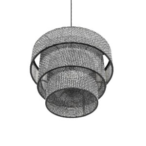 glo-203-0276-203_0276_5 GLOBOSTAR® LEVEL 203-0276 ΜΟΝΤΕΡΝΟ ΚΡΕΜΑΣΤΟ ΦΩΤΙΣΤΙΚΟ ΟΡΟΦΗΣ ΜΕ ΝΤΟΥΙ 1 X E27 AC 220-240V IP20 - ΓΚΡΙ - Μ38 X Π38 X Υ30CM